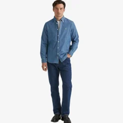 Morris Denim Shirt Blue