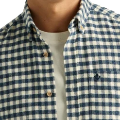 Multicheck Flannel Shirt Blue