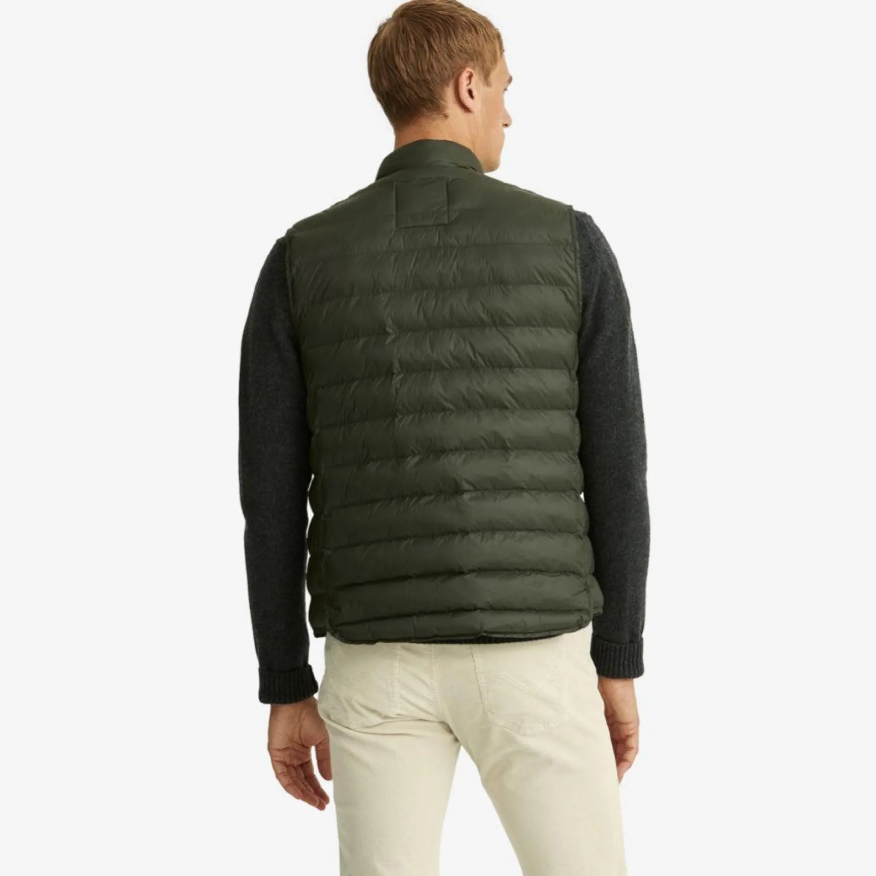 Norfolk Liner Vest Olive