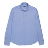 Orian Cotton Stretch Shirt Light Blue
