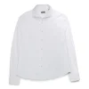 Orian Cotton Stretch Shirt White