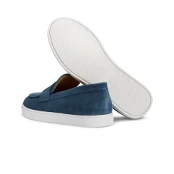 Penny Sneaker Suede Jeans Blue