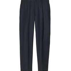 Philip Pinstripe Suit Trousers Navy