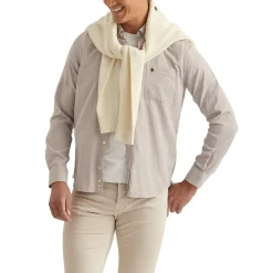 Piqué Washed Shirt Brown