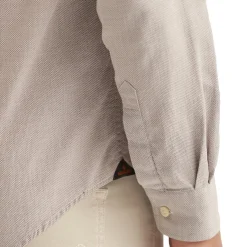 Piqué Washed Shirt Brown