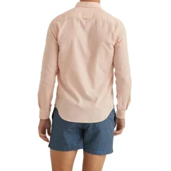 Piqué Washed Shirt Orange