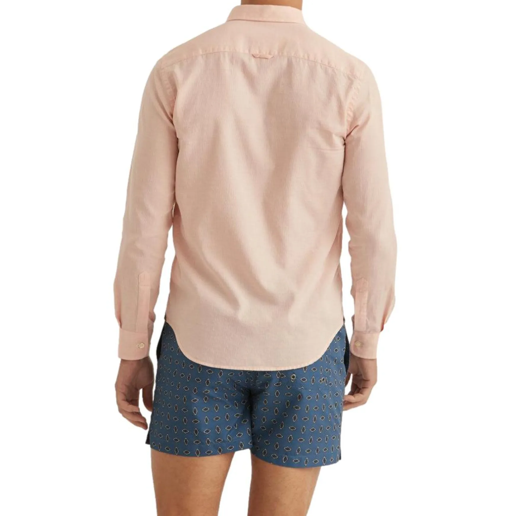 Piqué Washed Shirt Orange