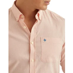 Piqué Washed Shirt Orange