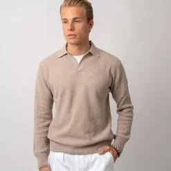 Polo Ragland Knit Sand