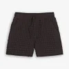 Porto Waffle Shorts Nearly Black
