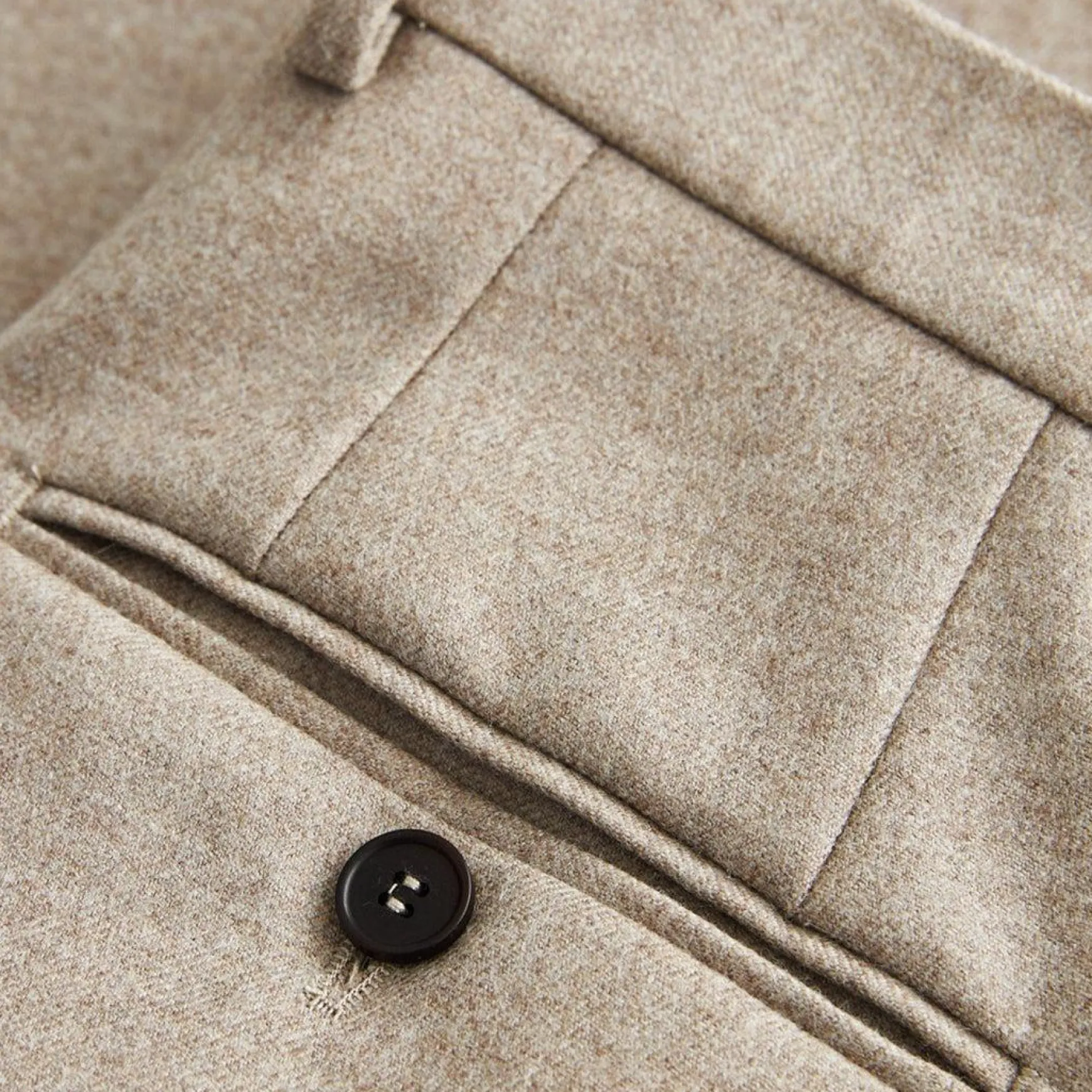 Prestige Flannel Trouser Khaki