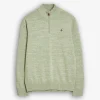 Randall Cotton Half Zip Green