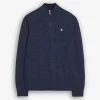 Randall Cotton Half Zip Navy