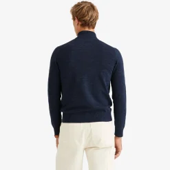 Randall Cotton Half Zip Navy