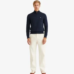 Randall Cotton Half Zip Navy