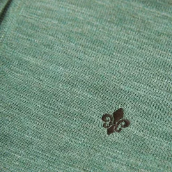 Randall Cotton HalfZip Grønn