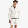 Reedford Terry Zip Cardigan Offwhite