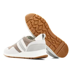 Runner Sneaker Suede Mesh Brown/White