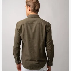 Rustic Flannel Shirt Green