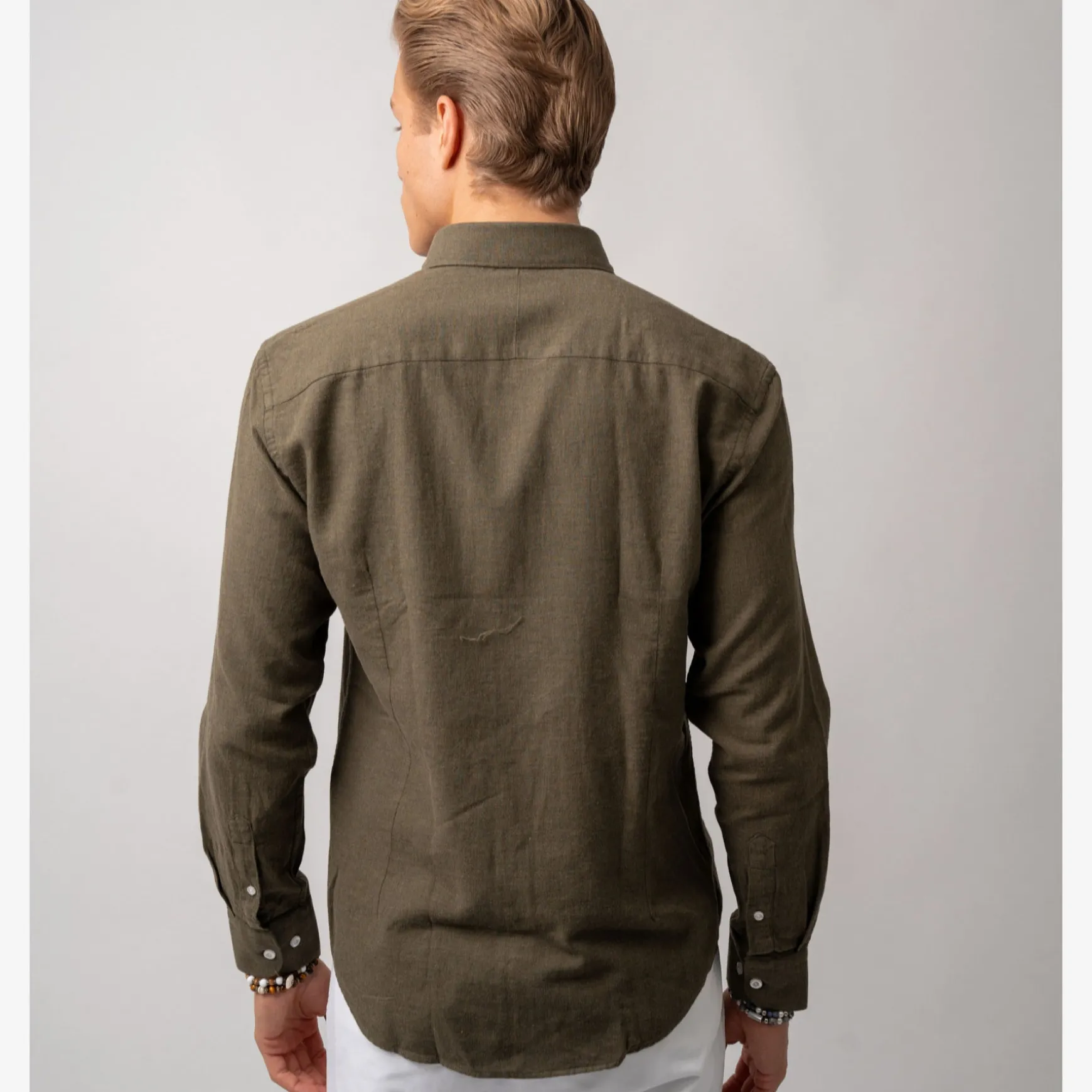 Rustic Flannel Shirt Green