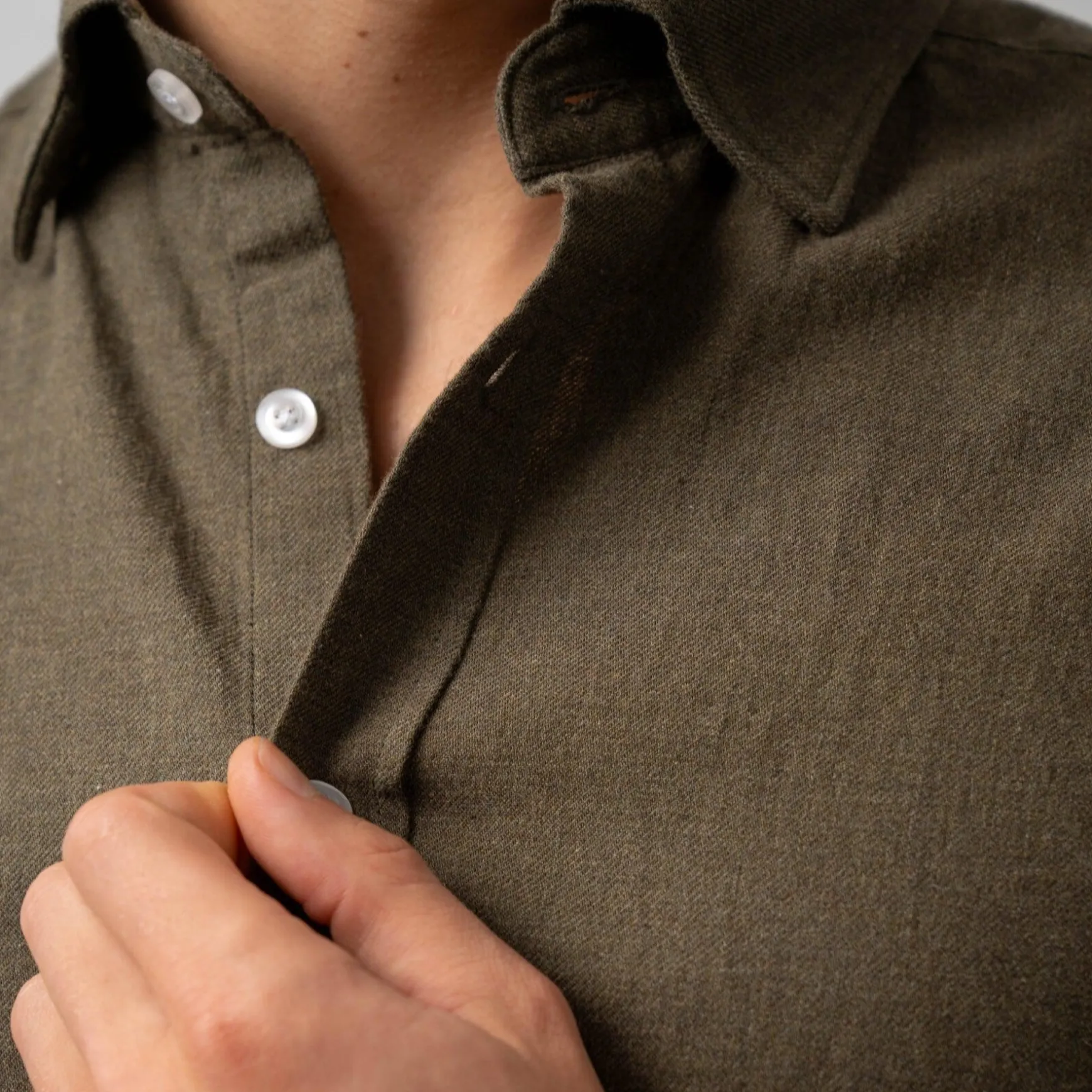 Rustic Flannel Shirt Green