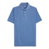 Stretch Polo Piqué Blue