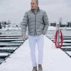 Sundance Lightweight Down Jacket Light Grey