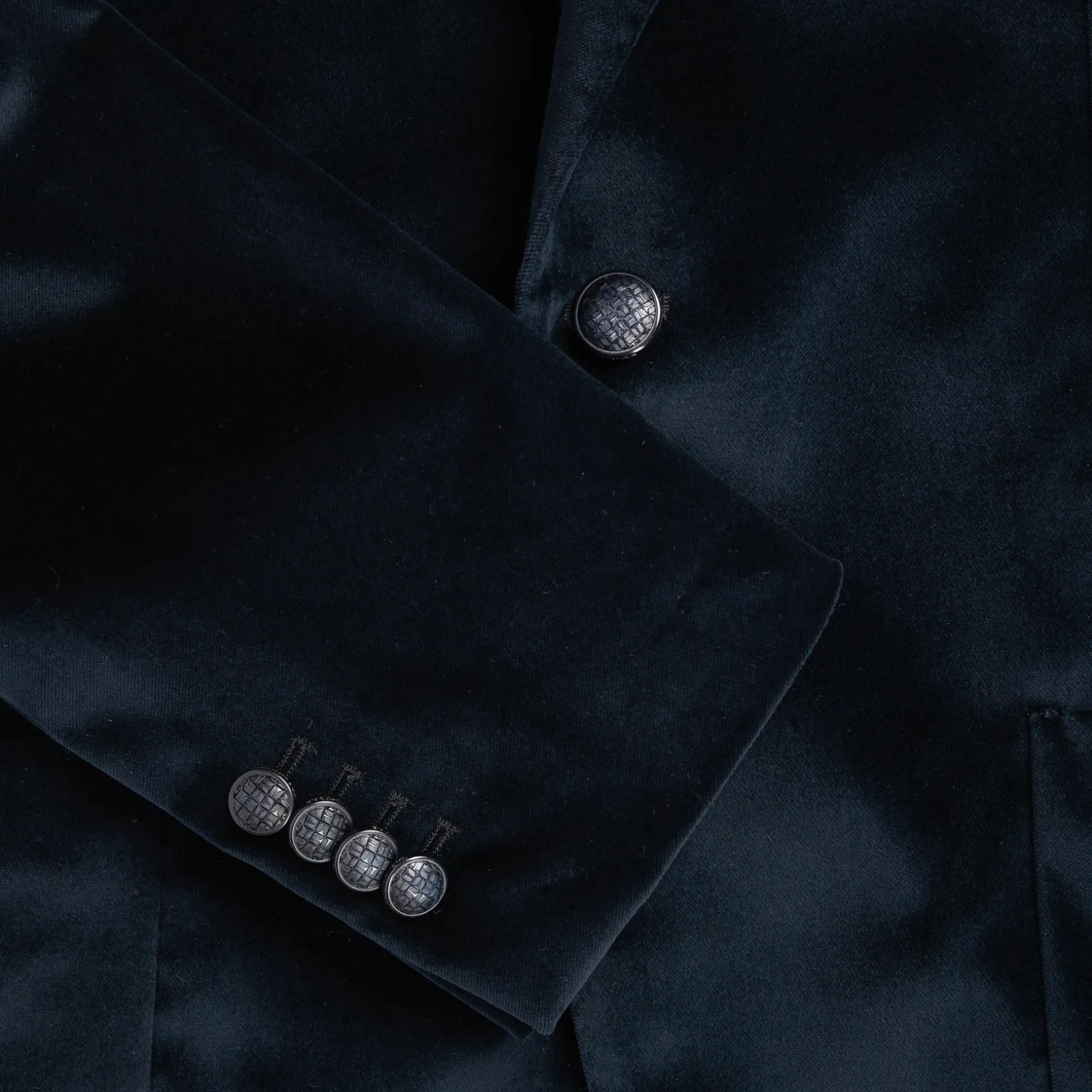 Tagliatore Velvet Jacket Blue