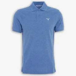 Tartan Pique Polo Chambray