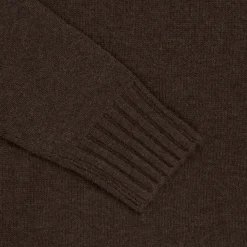 Trani Wool/Cashmere Turtleneck Coffee