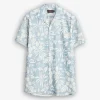 Tropical Short Sleeve Shirt Blue