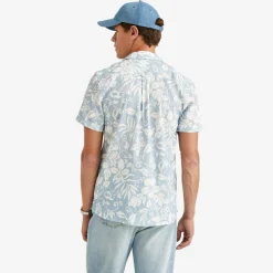Tropical Short Sleeve Shirt Blue