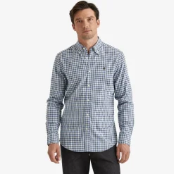 Watts Flannel Check Shirt Blue