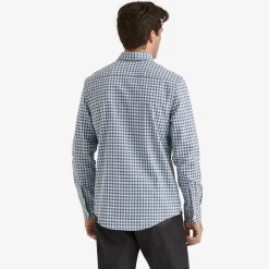 Watts Flannel Check Shirt Blue