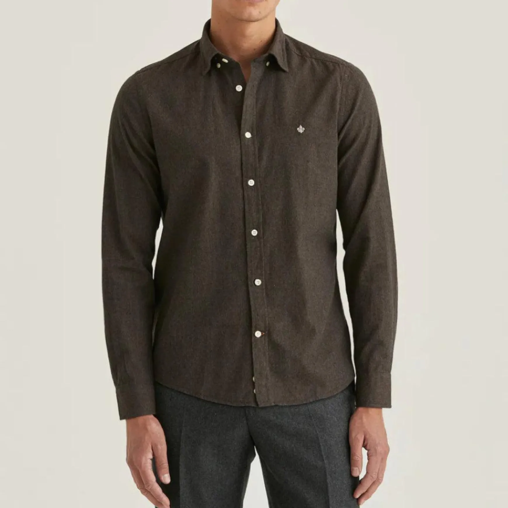 Watts Flannel Shirt Brown