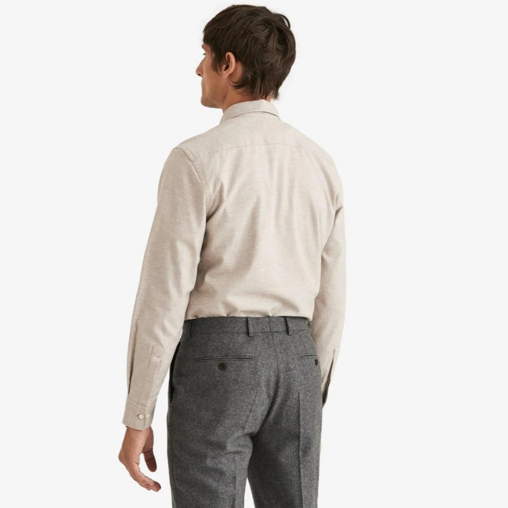 Watts Flannel Shirt Khaki