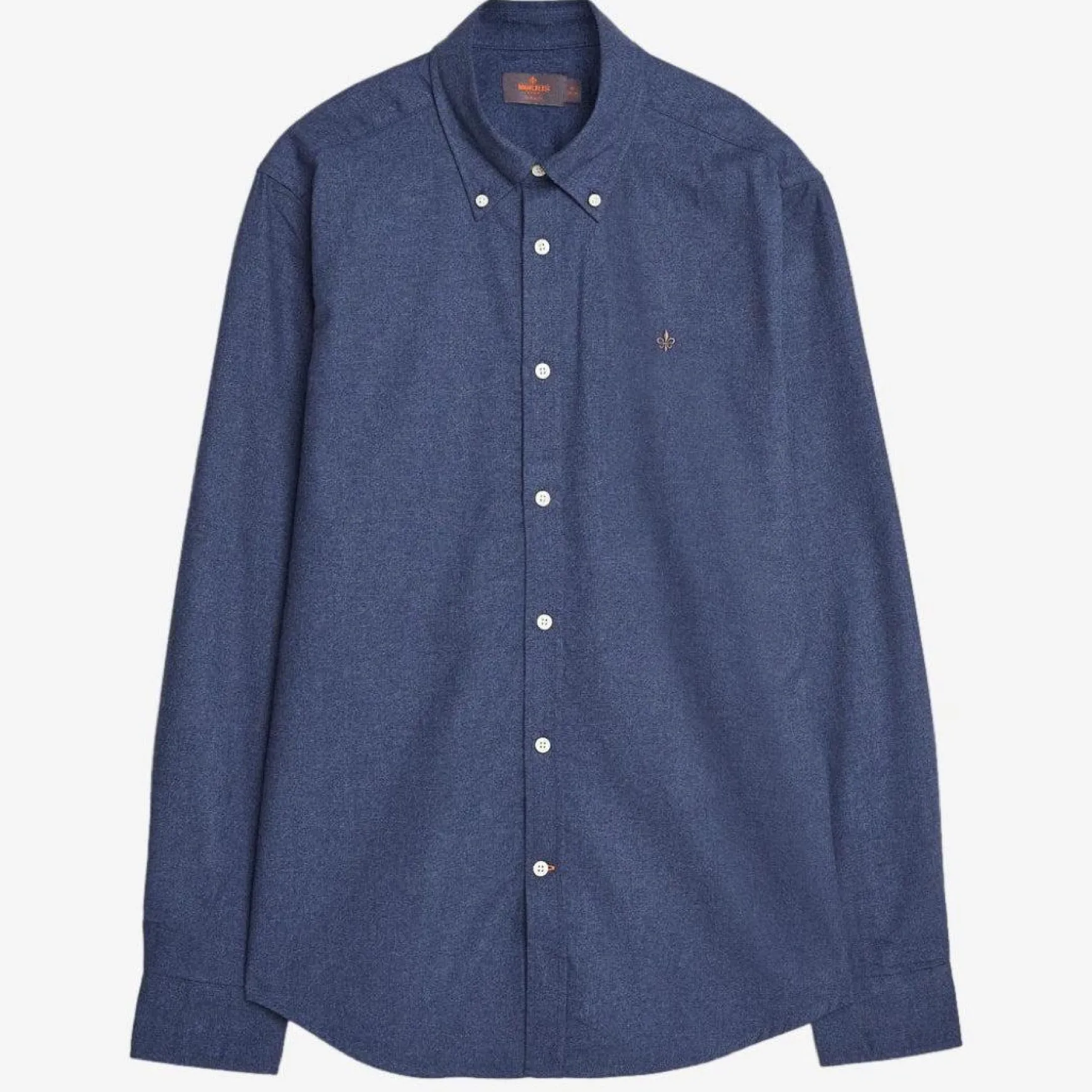 Watts Flannel Shirt Navy Blue
