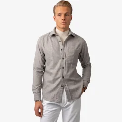 Wool Overshirt Light Grey