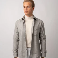 Wool Overshirt Light Grey